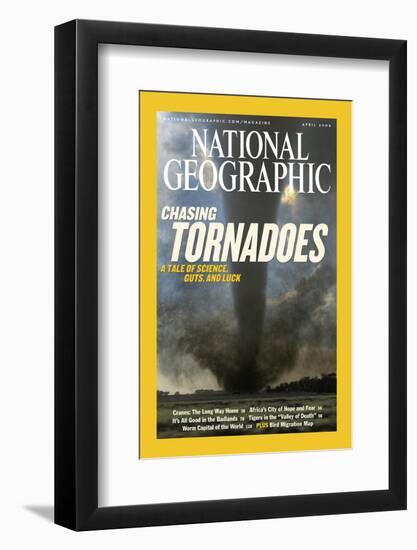 Cover of the April, 2004 National Geographic Magazine-Carsten Peter-Framed Photographic Print