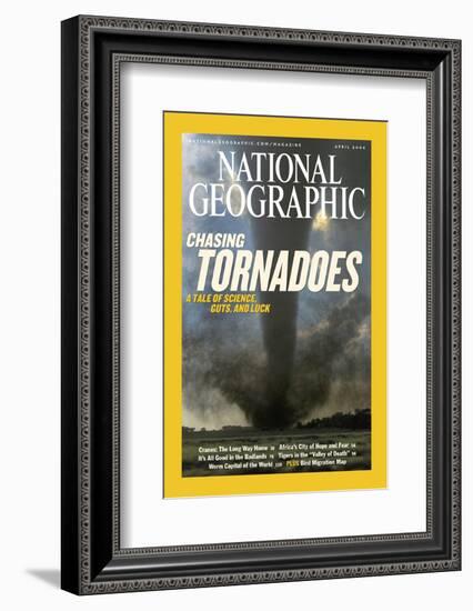 Cover of the April, 2004 National Geographic Magazine-Carsten Peter-Framed Photographic Print