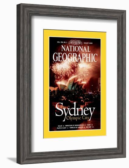 Cover of the August, 2000 National Geographic Magazine-Annie Griffiths-Framed Photographic Print