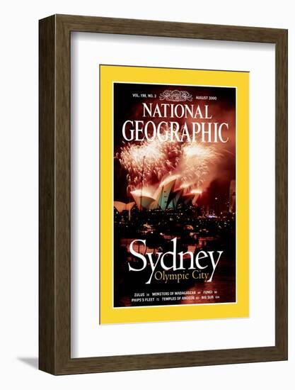 Cover of the August, 2000 National Geographic Magazine-Annie Griffiths-Framed Photographic Print