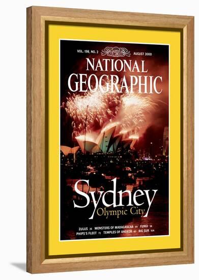 Cover of the August, 2000 National Geographic Magazine-Annie Griffiths-Framed Premier Image Canvas