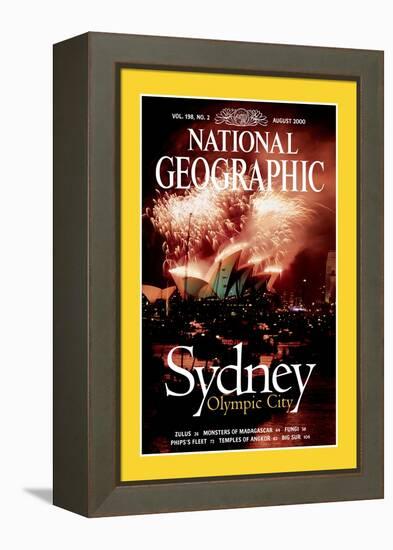 Cover of the August, 2000 National Geographic Magazine-Annie Griffiths-Framed Premier Image Canvas