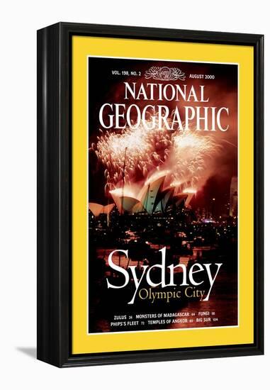 Cover of the August, 2000 National Geographic Magazine-Annie Griffiths-Framed Premier Image Canvas