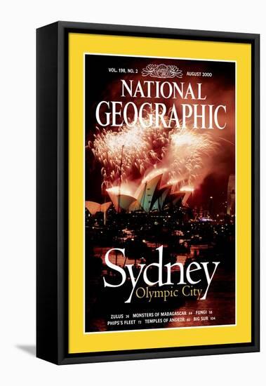 Cover of the August, 2000 National Geographic Magazine-Annie Griffiths-Framed Premier Image Canvas