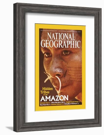 Cover of the August, 2003 National Geographic Magazine-Nicolas Reynard-Framed Photographic Print