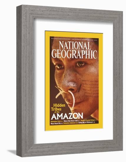 Cover of the August, 2003 National Geographic Magazine-Nicolas Reynard-Framed Photographic Print