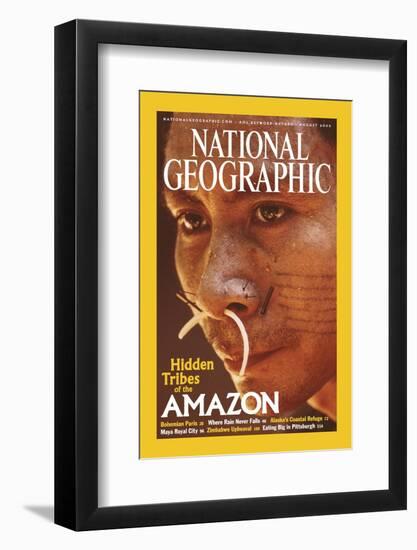 Cover of the August, 2003 National Geographic Magazine-Nicolas Reynard-Framed Photographic Print