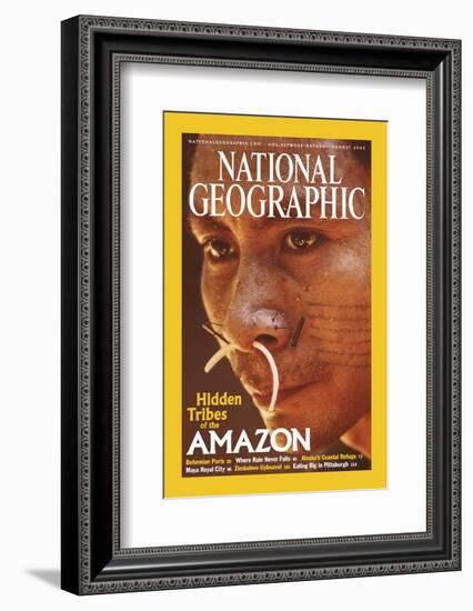 Cover of the August, 2003 National Geographic Magazine-Nicolas Reynard-Framed Photographic Print