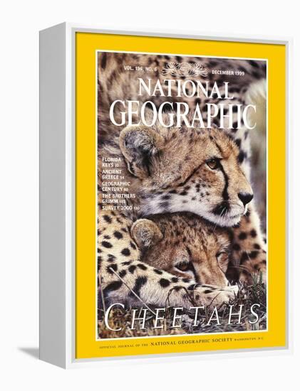 Cover of the December, 1999 National Geographic Magazine-Chris Johns-Framed Premier Image Canvas