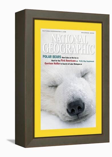 Cover of the December, 2000 National Geographic Magazine-Norbert Rosing-Framed Premier Image Canvas