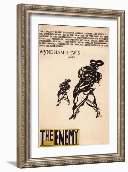 Cover of the Enemy-Wyndham Lewis-Framed Giclee Print