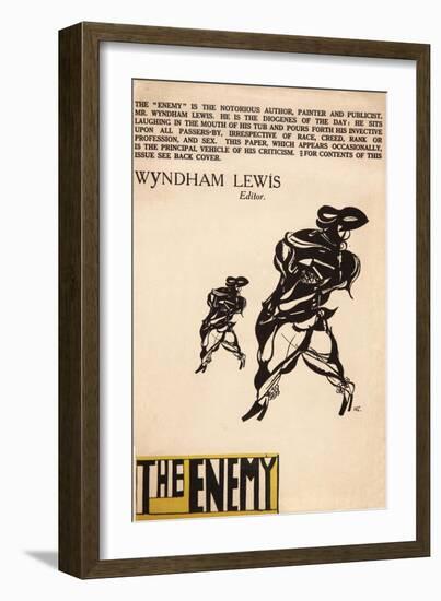 Cover of the Enemy-Wyndham Lewis-Framed Giclee Print