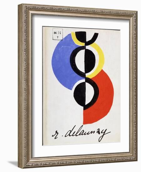 Cover of the Exhibition Catalogue. Bale, 1956 (Cover)-Robert Delaunay-Framed Giclee Print