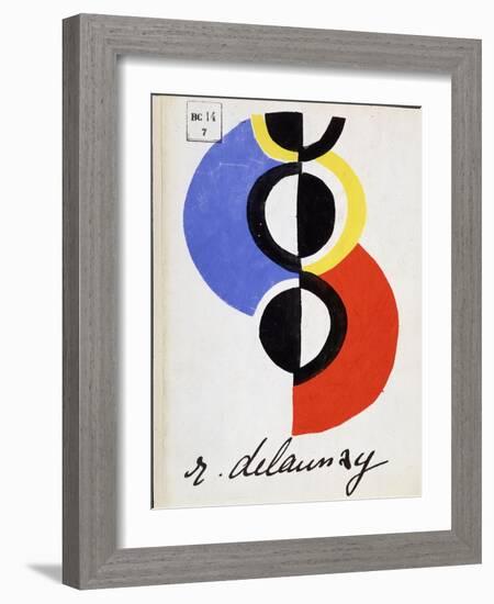 Cover of the Exhibition Catalogue. Bale, 1956 (Cover)-Robert Delaunay-Framed Giclee Print