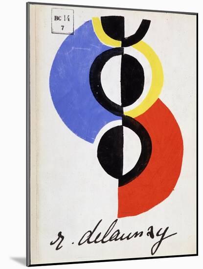 Cover of the Exhibition Catalogue. Bale, 1956 (Cover)-Robert Delaunay-Mounted Giclee Print