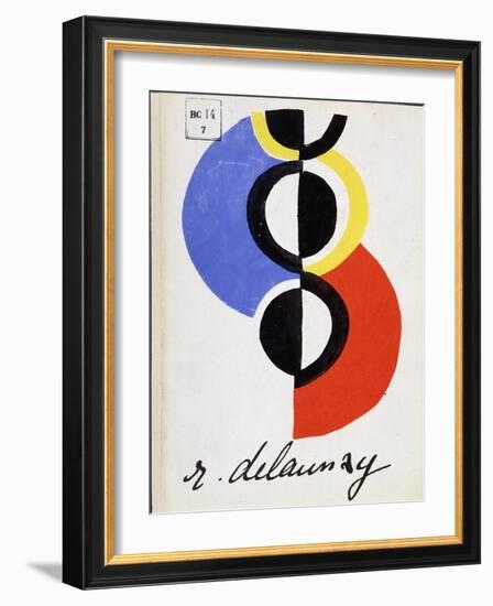 Cover of the Exhibition Catalogue. Bale, 1956 (Cover)-Robert Delaunay-Framed Giclee Print