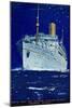 Cover of the 'Farewell Dinner' (Farewell Meal) Menu for the Passenger Liner 'Atlantis', Representin-Kenneth Shoesmith-Mounted Giclee Print