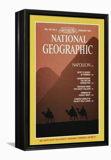 Cover of the February, 1982 National Geographic Magazine-Gordon Gahan-Framed Premier Image Canvas