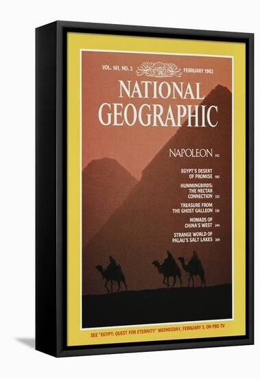 Cover of the February, 1982 National Geographic Magazine-Gordon Gahan-Framed Premier Image Canvas