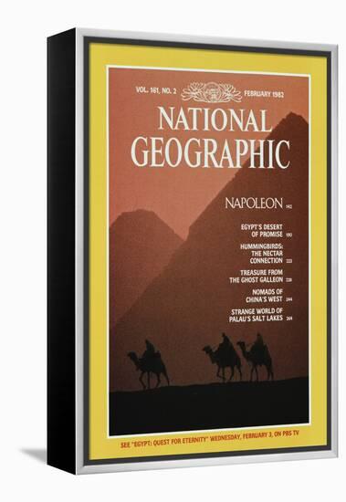 Cover of the February, 1982 National Geographic Magazine-Gordon Gahan-Framed Premier Image Canvas