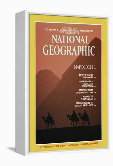 Cover of the February, 1982 National Geographic Magazine-Gordon Gahan-Framed Premier Image Canvas
