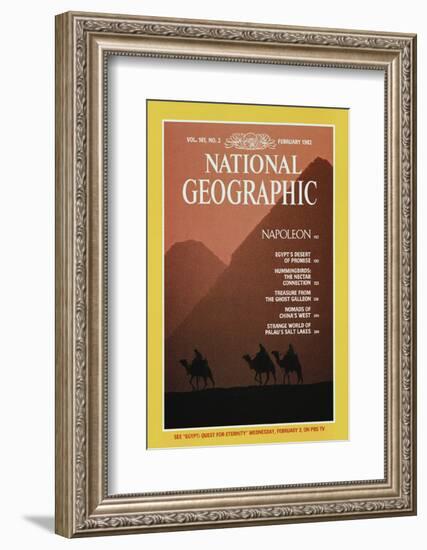 Cover of the February, 1982 National Geographic Magazine-Gordon Gahan-Framed Photographic Print