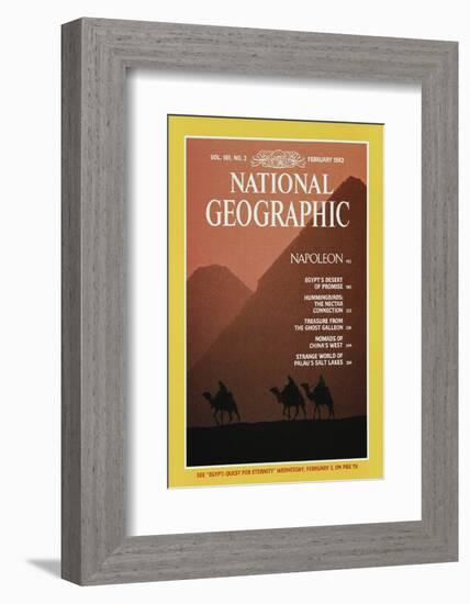 Cover of the February, 1982 National Geographic Magazine-Gordon Gahan-Framed Photographic Print