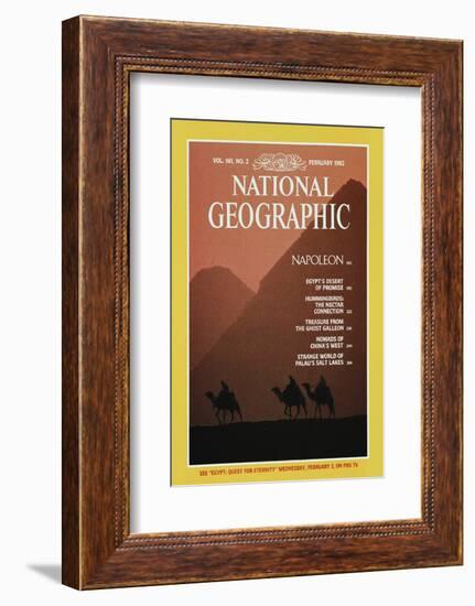 Cover of the February, 1982 National Geographic Magazine-Gordon Gahan-Framed Photographic Print