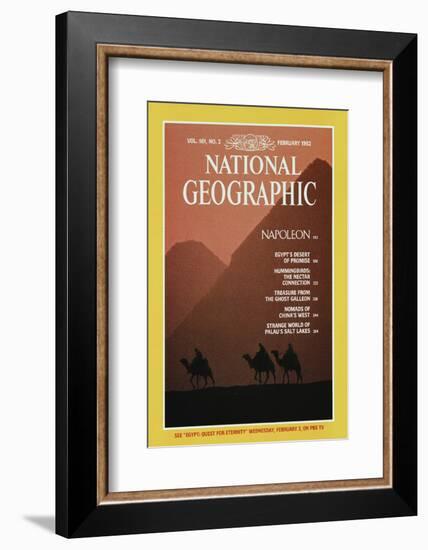 Cover of the February, 1982 National Geographic Magazine-Gordon Gahan-Framed Photographic Print