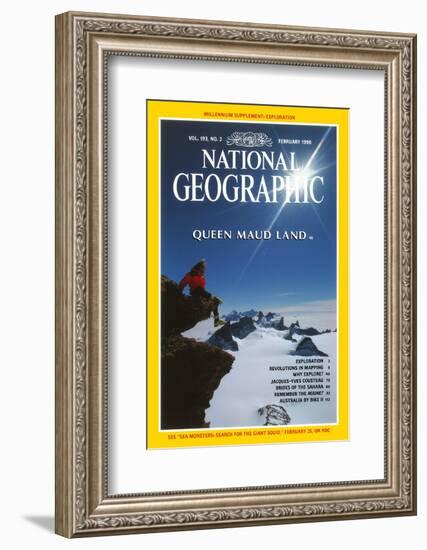 Cover of the February, 1998 National Geographic Magazine-Gordon Wiltsie-Framed Photographic Print