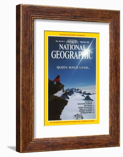 Cover of the February, 1998 National Geographic Magazine-Gordon Wiltsie-Framed Photographic Print