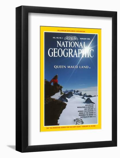 Cover of the February, 1998 National Geographic Magazine-Gordon Wiltsie-Framed Photographic Print