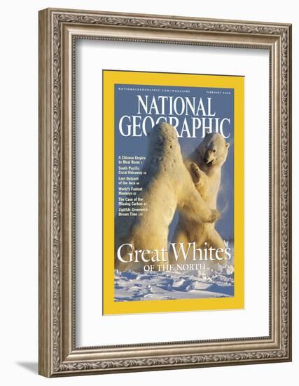 Cover of the February, 2004 National Geographic Magazine-Norbert Rosing-Framed Photographic Print