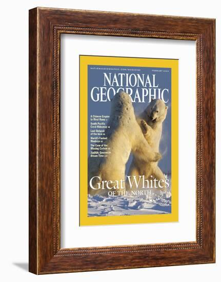 Cover of the February, 2004 National Geographic Magazine-Norbert Rosing-Framed Photographic Print