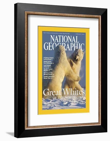 Cover of the February, 2004 National Geographic Magazine-Norbert Rosing-Framed Photographic Print