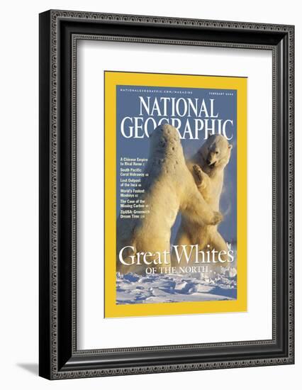 Cover of the February, 2004 National Geographic Magazine-Norbert Rosing-Framed Photographic Print