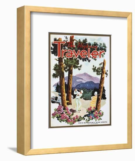Cover of The Highway Traveler magazine, c1926-Unknown-Framed Giclee Print