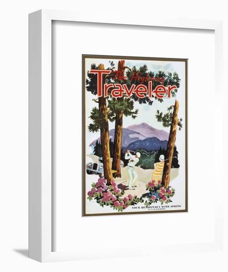 Cover of The Highway Traveler magazine, c1926-Unknown-Framed Giclee Print