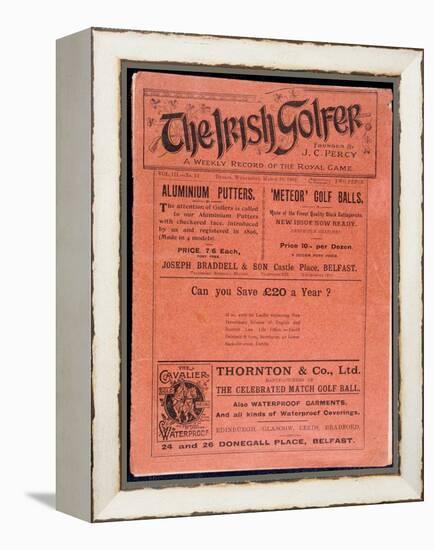 Cover of The Irish Golfer, March 19, 1902-Unknown-Framed Premier Image Canvas