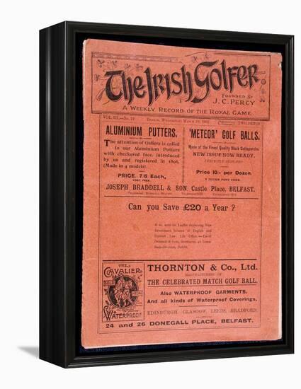 Cover of The Irish Golfer, March 19, 1902-Unknown-Framed Premier Image Canvas