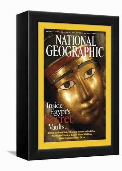 Cover of the January, 2003 National Geographic Magazine-Kenneth Garrett-Framed Premier Image Canvas