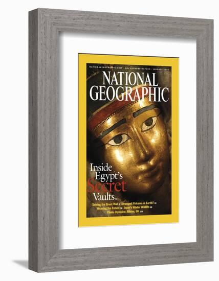 Cover of the January, 2003 National Geographic Magazine-Kenneth Garrett-Framed Photographic Print