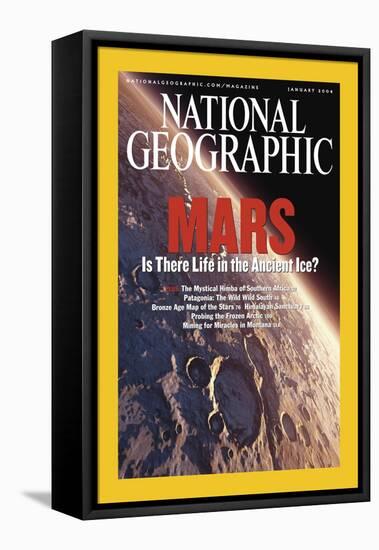 Cover of the January, 2004 National Geographic Magazine-null-Framed Premier Image Canvas