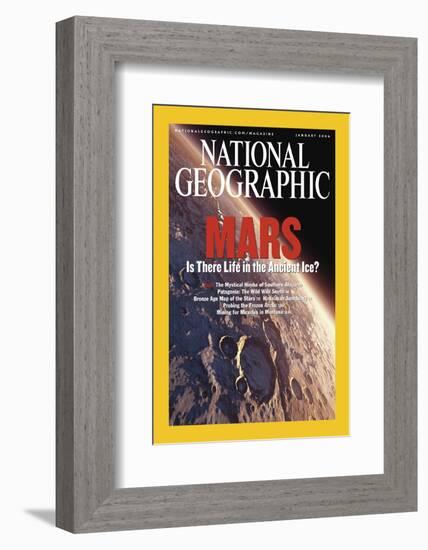 Cover of the January, 2004 National Geographic Magazine-Kees Veenenbos-Framed Photographic Print