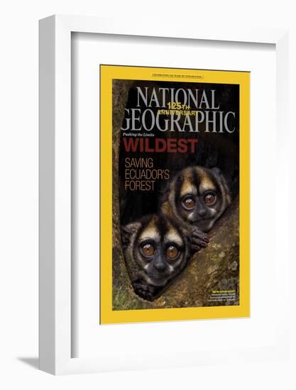 Cover of the January, 2013 National Geographic Magazine-Tim Laman-Framed Photographic Print