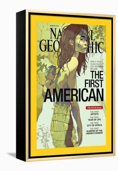 Cover of the January, 2015 National Geographic Magazine-Tomer Hanuka-Framed Premier Image Canvas