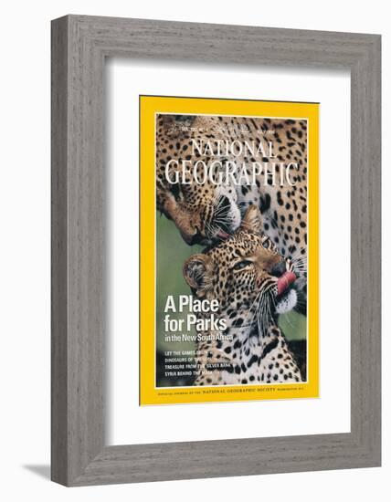 Cover of the July, 1976 National Geographic Magazine-Chris Johns-Framed Photographic Print