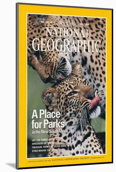 Cover of the July, 1976 National Geographic Magazine-Chris Johns-Mounted Photographic Print
