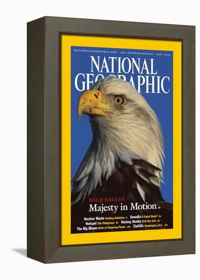 Cover of the July, 2002 National Geographic Magazine-Norbert Rosing-Framed Premier Image Canvas