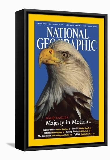 Cover of the July, 2002 National Geographic Magazine-Norbert Rosing-Framed Premier Image Canvas